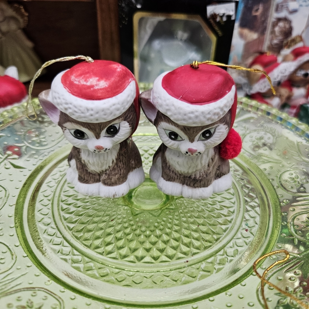 Kitty Cat Bell Ornaments